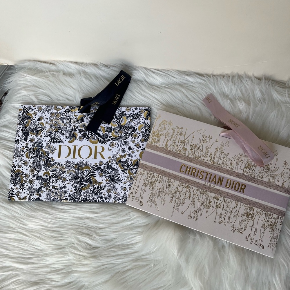Dior gift bags bundle (2pieces)